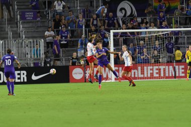 Orland Pride, 25 Ağustos 2018 'de Orlando Florida' daki Exploria Stadyumu 'nda Chicago Red Stars' a ev sahipliği yapıyor..