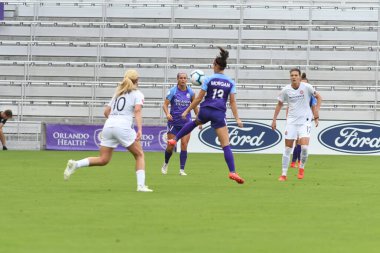 Orlando Pride 14 Nisan 2019 'da Orlando City Stadyumu' nda Portand Thorns 'a ev sahipliği yapıyor..