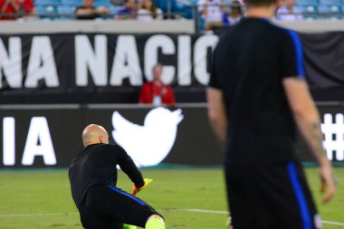 ABD Futbol Takımı 6 Eylül 2016 'da Jacksonville Florida EverBank Field' da Trinidad & Tobago 'ya ev sahipliği yaptı..