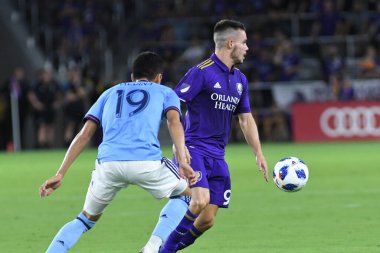 Orlando City 26 Temmuz 2018 'de Florida Exploria Stadyumu' nda NYC FC 'ye ev sahipliği yaptı. Fotoğraf: Marty Jean-Louis