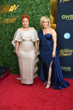 24 Mart 2018 Cumartesi günü Las Vegas 'taki Orleans Resort' ta düzenlenen 33. Yıldız Ödülleri Kırmızı Halı sırasında ünlüler.