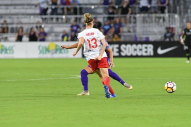 Orland Pride, 25 Ağustos 2018 'de Orlando Florida' daki Exploria Stadyumu 'nda Chicago Red Stars' a ev sahipliği yapıyor..  
