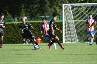 30 Temmuz 2019 'da Orlando Florida' daki Disney 'in Vahşi Spor Dünyası' nda düzenlenen MLS Allstar Haftası sırasında MLS Homegrown oyunu.