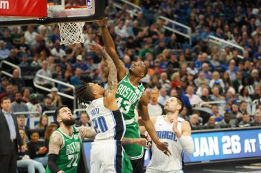 Orlando Magic, Boston Celtics 'i 24 Ocak 2020' de Orlando, Florida 'da Amway Center' da ağırladı. 