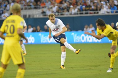 Paris Saint-Germain, Tottenham Hotspur 'a karşı 22 Temmuz 2017' de Orlando Florida 'daki Citrus Bowl' da.  