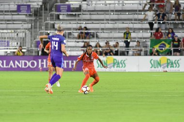 Orlando Pride 28 Haziran 2018 'de Orlando City Stadyumu' nda Houston Dash 'e ev sahipliği yaptı..  