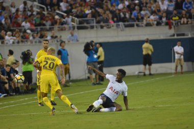 Paris Saint-Germain, Tottenham Hotspur 'a karşı 22 Temmuz 2017' de Orlando Florida 'daki Citrus Bowl' da.  