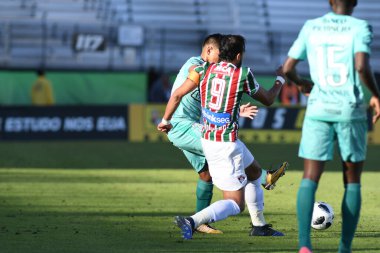 Fluminense, Florida Kupası 'nda 15 Ocak 2018' de Orlando Florida 'da oynanan Spektrum Stadyumu' nda Barcelona SC 'ye karşı..  