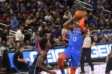 Orlando Magic 29 Ocak 2019 'da Orlando Florida' daki Amway Center 'da OklahomaCity Thunder' a ev sahipliği yaptı. 