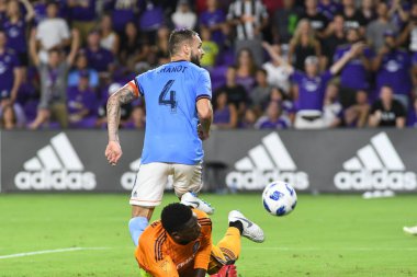 Orlando City 26 Temmuz 2018 'de Florida Exploria Stadyumu' nda NYC FC 'ye ev sahipliği yaptı. Fotoğraf: Marty Jean-Louis