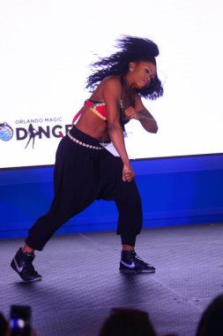 Orlando Magic 28 Temmuz 2016 'da Orlando Florida' daki Amway Center 'da Sihirli Dansçılar Seçmeleri' ne ev sahipliği yapıyor.. 