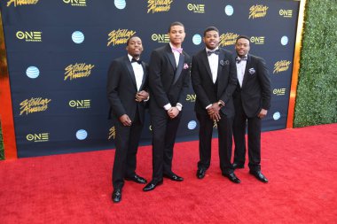 24 Mart 2018 Cumartesi günü Las Vegas 'taki Orleans Resort' ta düzenlenen 33. Yıldız Ödülleri Kırmızı Halı sırasında ünlüler.