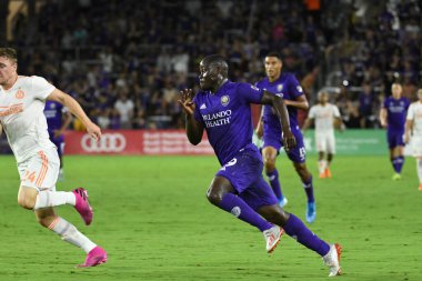 Orlando City, 23 Ağustos 2019 Cuma günü Florida, Orlando 'daki Exploria Stadyumu' nda Atlanta United 'a ev sahipliği yaptı.