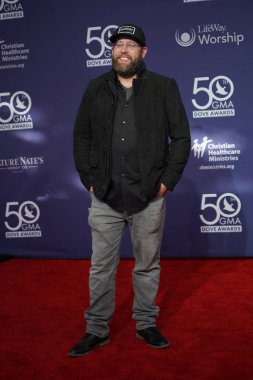 15 Ekim 2019 'da Nashville, Tennessee' deki Linbscome Üniversitesi 'nde verilen 50. GMA Dove Ödülleri sırasında kırmızı halı. 