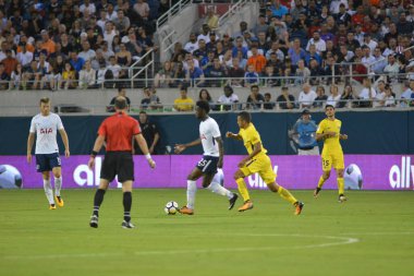 Paris Saint-Germain, Tottenham Hotspur 'a karşı 22 Temmuz 2017' de Orlando Florida 'daki Citrus Bowl' da.  
