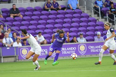 Orlando Pride, 23 Mayıs 2018 'de Orlando Florida' daki Exploria Stadyumu 'nda Kuzey Carolina Cesareti' ne ev sahipliği yapmaktadır..  