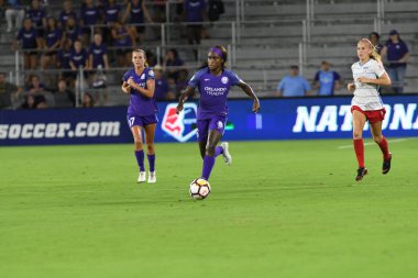 Orland Pride, 25 Ağustos 2018 'de Orlando Florida' daki Exploria Stadyumu 'nda Chicago Red Stars' a ev sahipliği yapıyor..  
