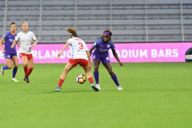 Orland Pride, 25 Ağustos 2018 'de Orlando Florida' daki Exploria Stadyumu 'nda Chicago Red Stars' a ev sahipliği yapıyor..  