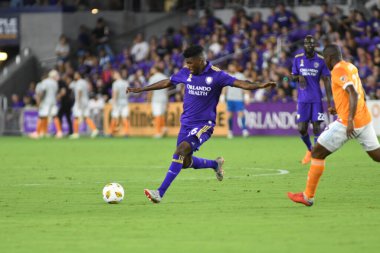 Orlando City SC, 22 Eylül 2018 'de Florida Exploria Stadyumu' nda Houston Dynamo 'yu ağırladı..