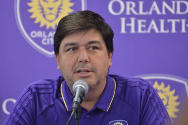 Orlando City SC, Dom Dwyer 'ı tanıtmak için bir basın toplantısı düzenledi..  