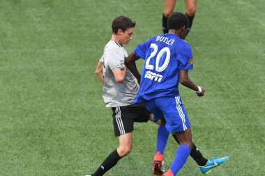 Atlanta United sunucusu Tigres & MLS Homegrown takımları 31 Temmuz 2018 'de Atlanta, Georgia' da düzenlenen MLS All Star haftasında. Fotoğraf: Marty Jean-Louis