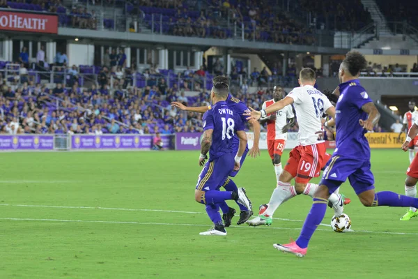 Orlando City Värd För New England Revolution Orlando City Stadium — Stockfoto