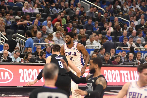 Orlando Magic, Philadelphia 76ers 'ı 25 Mart 2019' da Orlando Florida 'daki Amway Arena' da ağırlıyor.. 