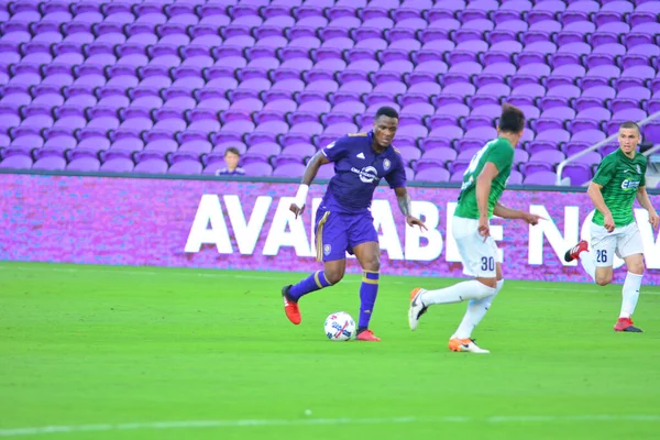 Orlando City Acoge Louis Partido Pretemporada Orlando City Stadium Orlando —  Fotos de Stock