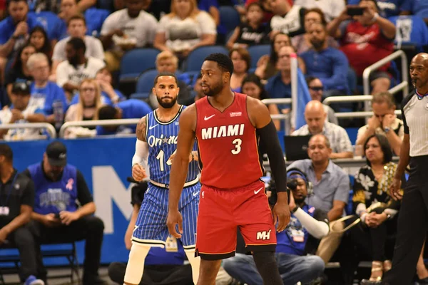 Orlando Magic Recebe Miami Heat Amway Center Orlando Florida Outubro — Fotografia de Stock