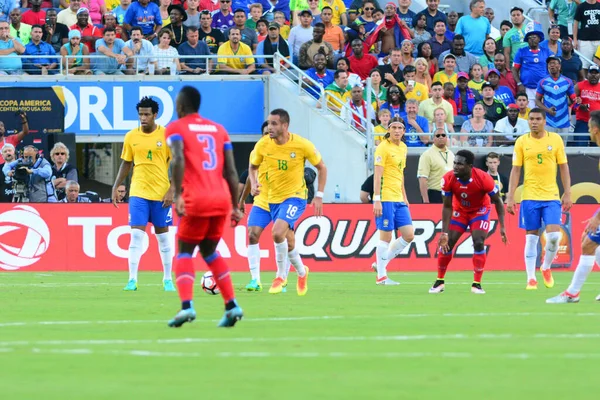 Brezilya, 8 Haziran 2016 tarihinde Orlando Florida 'daki Copa America Centenario' da Haiti ile karşılaştı..