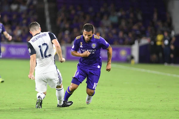 Orlando City SC 1 Eylül 2018 'de Florida Exploria Stadyumu' nda Philadelphia Union 'a ev sahipliği yaptı..