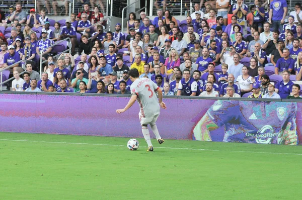 Orlando City Hostit Atlanta United Orlando City Stadium Orlandu Července — Stock fotografie