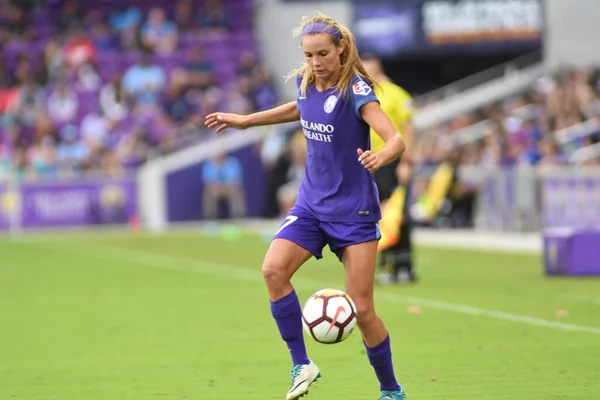 Orlando Pride Accueille Houston Dash Stade Exploria Avril 2018 Orlando — Photo