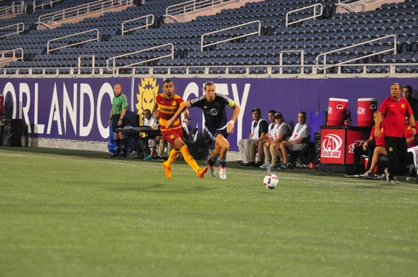 Orlando City Gastheer Van Het Fort Lauderdale Strikers Camping World — Stockfoto