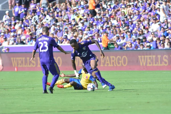 Orlando City Acoge Colorado Rapids Orlando City Stadium Orlando Florida —  Fotos de Stock