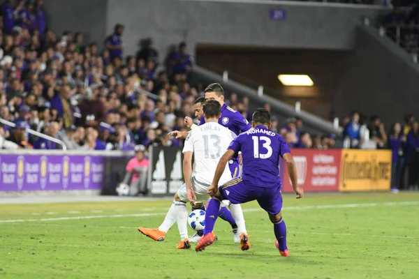 Orlando City SC, 10 Mart 2018 'de Orlando City Stadyumu' nda Minnesota United FC 'ye ev sahipliği yaptı..  