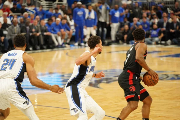 Orlando Magic Hosts Toronto Rapters Nba Playoff Στο Amway Arena — Φωτογραφία Αρχείου