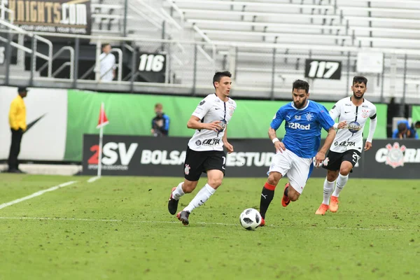 Rangers Corinthians Tijdens Florida Cup Spectrum Stadium Januari 2018 Orlando — Stockfoto