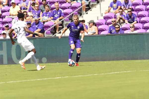 Orlando City Găzduiește Cincinnati Stadionul Orlando City Din Orlando Florida — Fotografie, imagine de stoc