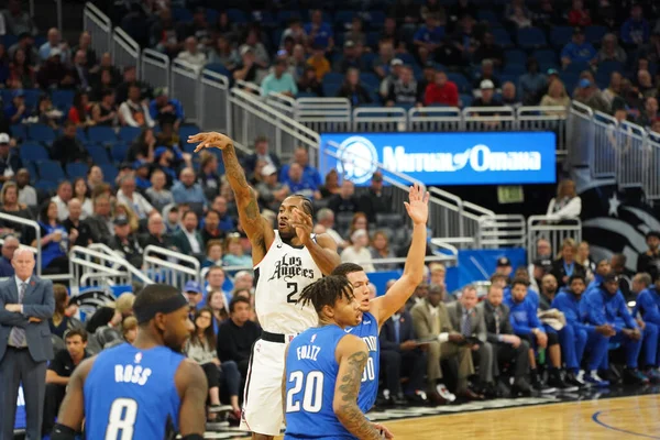 Orlando Magic Anfitrión Los Angeles Clippers Amway Center Orlando Florida —  Fotos de Stock