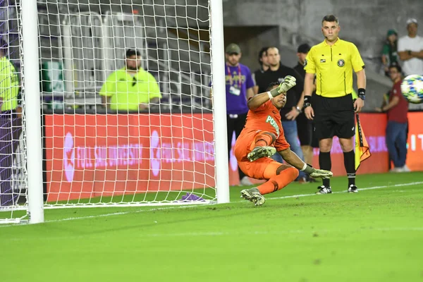 Florida Cup 2020 Spiel Palmeiras Gegen Atletico Nacional Exploria Stadium — Stockfoto