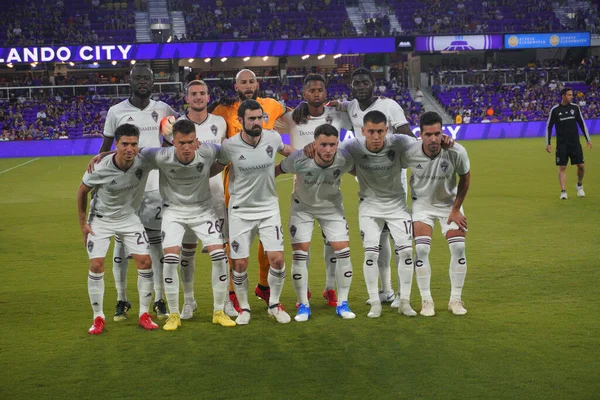 Orlando City Hospeda Colorado Rapids Orlando City Stadium Orlando Florida — Fotografia de Stock