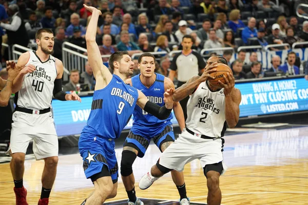 Orlando Magic Värd Clippers Amway Center Orlando Florida Söndag Januari — Stockfoto