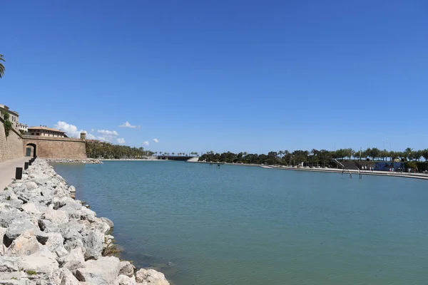 Bella Vista Dalla Riva Sul Mare — Foto Stock