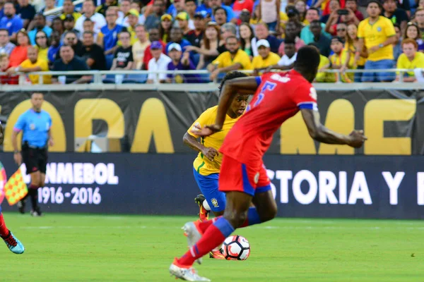 Brezilya, 8 Haziran 2016 tarihinde Orlando Florida 'daki Copa America Centenario' da Haiti ile karşılaştı.. 