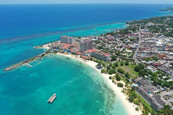 Vacker Utsikt Över Stränderna Ocho Rios Jamaica Sommardag — Stockfoto