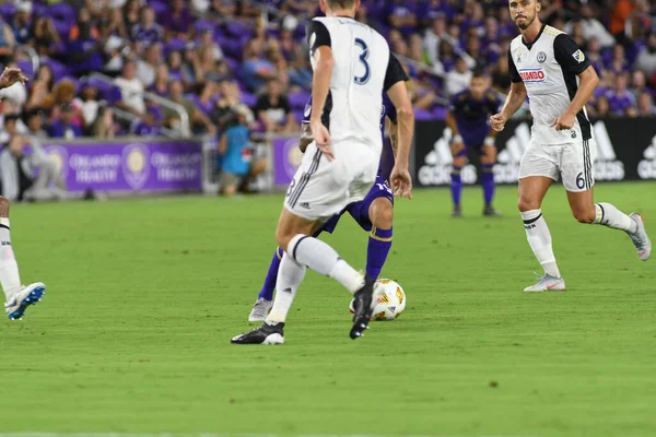 Orlando City SC 1 Eylül 2018 'de Florida Exploria Stadyumu' nda Philadelphia Union 'a ev sahipliği yaptı..