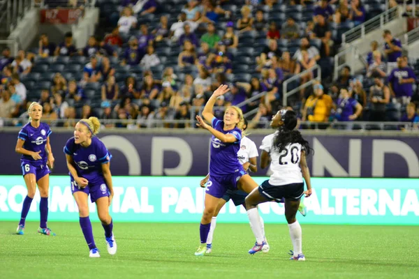 Orlando Pride Gospodarzem Washington Spirit Camping World Stadium Orlando Floryda — Zdjęcie stockowe