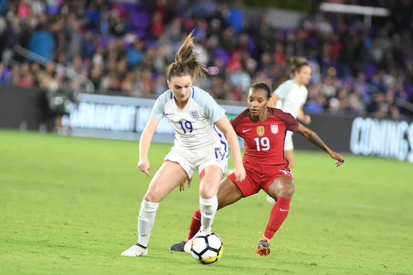 ABD, 7 Mart 2018 tarihinde Orlando City Stadyumu 'ndaki SheBelives Kupası' nda İngiltere ile karşı karşıya geldi.. 