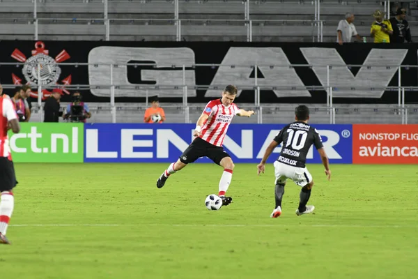 Korintliler, 10 Ocak 2018 'de Orlando City Stadyumu' nda düzenlenen Florida Kupası 'nda PSV Eindhoven' a karşı.